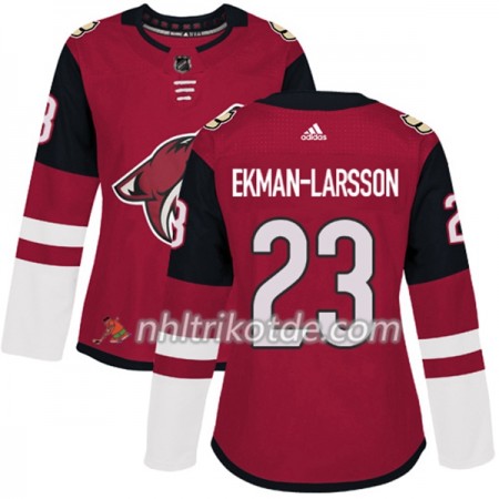Arizona Coyotes Trikot Oliver Ekman-Larsson 23 Adidas 2017-2018 Maroon Authentic - Dame